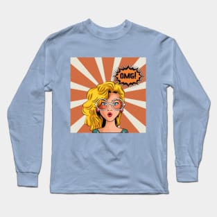 OMG Retro Female Vibes! Long Sleeve T-Shirt